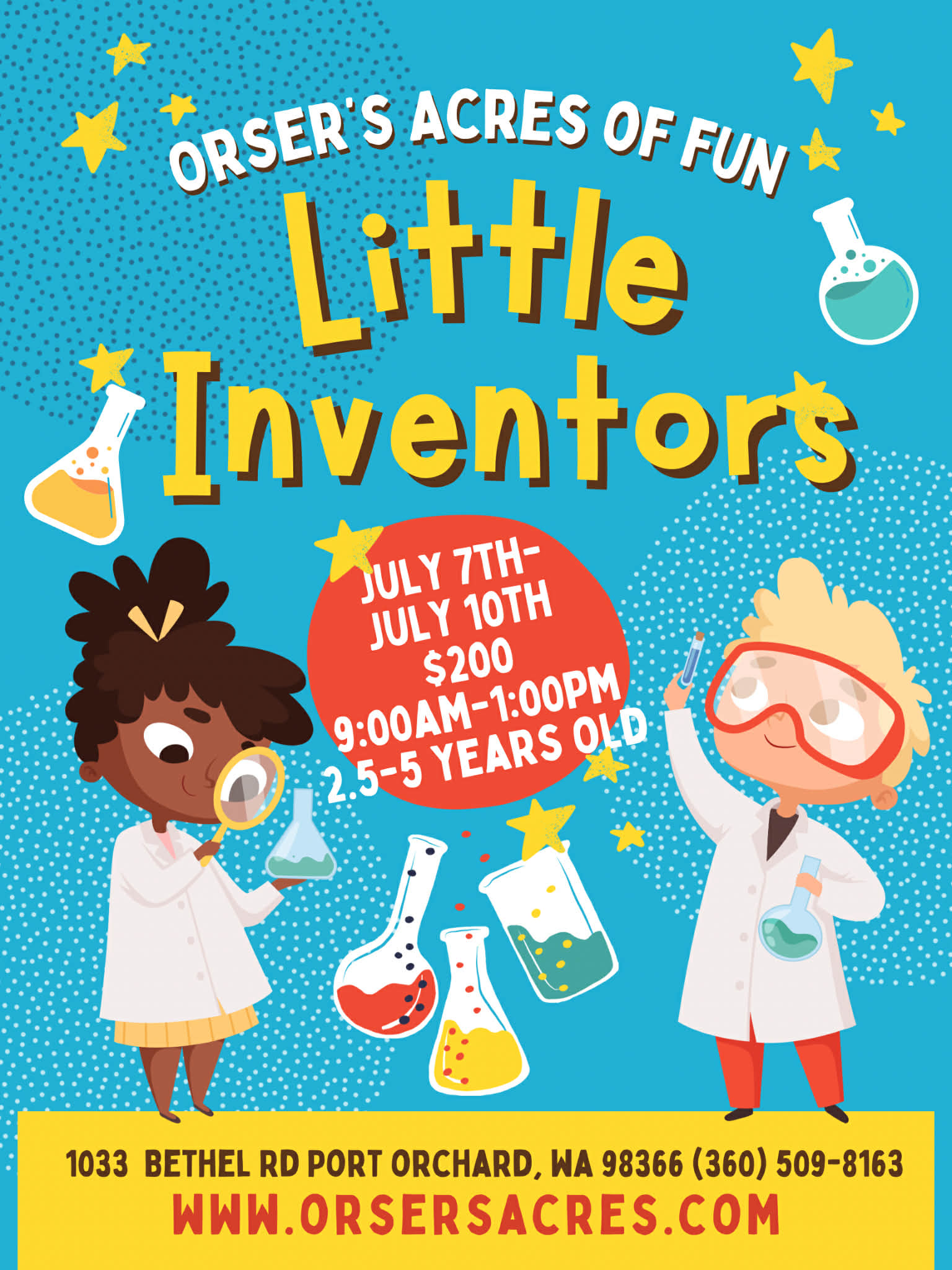 Little Inventors Summer Camp - Science themed camp for kids